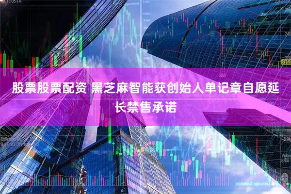 股票股票配资 黑芝麻智能获创始人单记章自愿延长禁售承诺